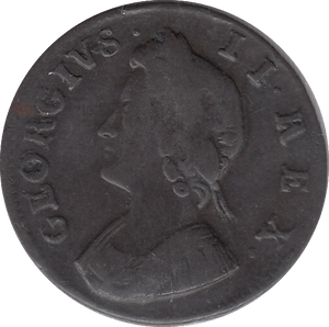 1734 FARTHING ( GF ) - FARTHING - Cambridgeshire Coins
