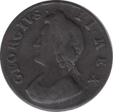 1734 FARTHING ( GF ) - FARTHING - Cambridgeshire Coins