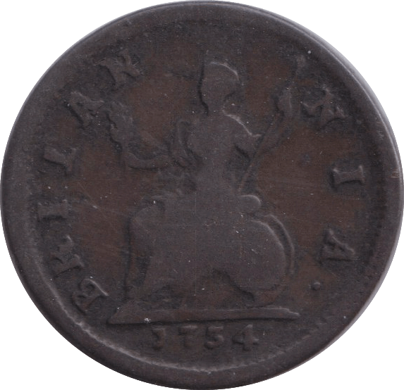 1734 FARTHING ( NF ) - FARTHING - Cambridgeshire Coins