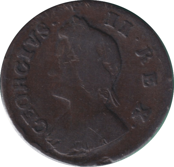 1735 FARTHING ( F ) - FARTHING - Cambridgeshire Coins