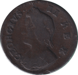 1735 FARTHING ( F ) - FARTHING - Cambridgeshire Coins