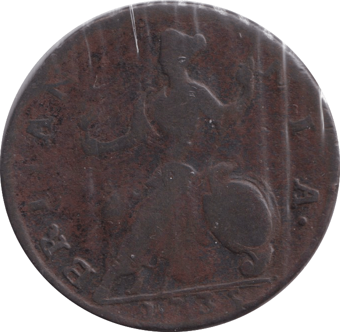 1735 HALFPENNY ( FINE ) - HALFPENNY - Cambridgeshire Coins