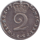 1735 MAUNDY TWOPENCE ( GVF ) - MAUNDY TWOPENCE - Cambridgeshire Coins