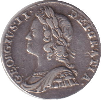 1735 MAUNDY TWOPENCE ( GVF ) - MAUNDY TWOPENCE - Cambridgeshire Coins