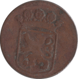 1735 NETHERLANDS DUIT - WORLD COINS - Cambridgeshire Coins