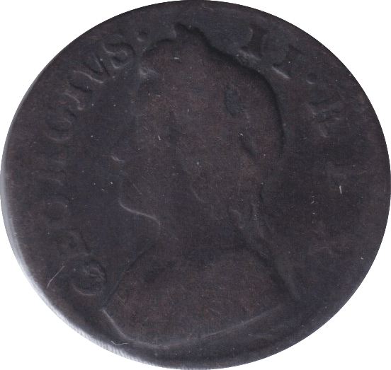 1736 FARTHING ( FINE ) - FARTHING - Cambridgeshire Coins