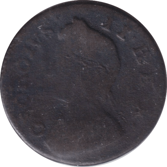 1736 FARTHING ( FINE ) - FARTHING - Cambridgeshire Coins