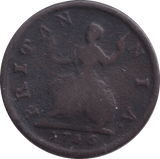 1736 FARTHING ( FINE ) - FARTHING - Cambridgeshire Coins