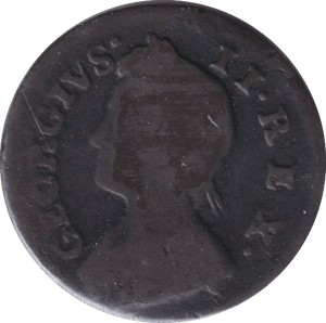 1736 FARTHING ( FINE ) - FARTHING - Cambridgeshire Coins