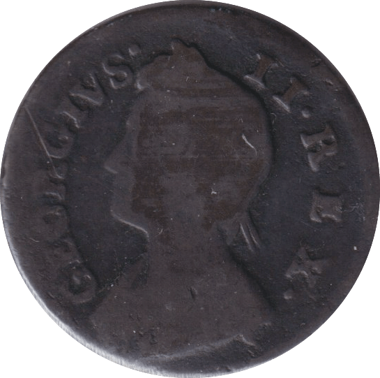 1736 FARTHING ( FINE ) - FARTHING - Cambridgeshire Coins