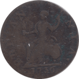 1736 FARTHING ( FINE ) - FARTHING - Cambridgeshire Coins