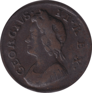 1736 FARTHING ( VF ) - FARTHING - Cambridgeshire Coins