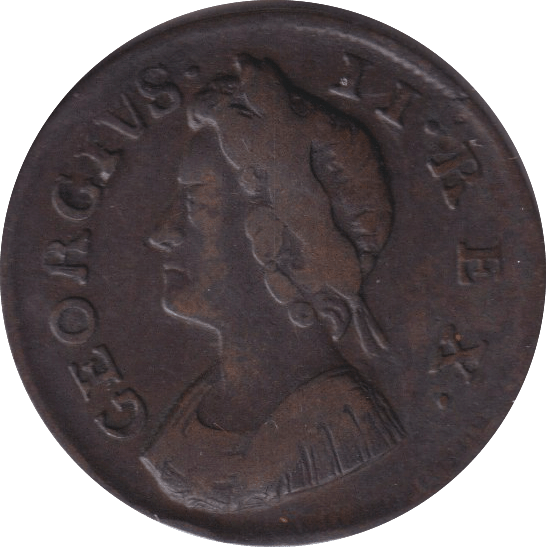 1736 FARTHING ( VF ) - FARTHING - Cambridgeshire Coins