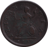 1736 FARTHING ( VF ) - FARTHING - Cambridgeshire Coins