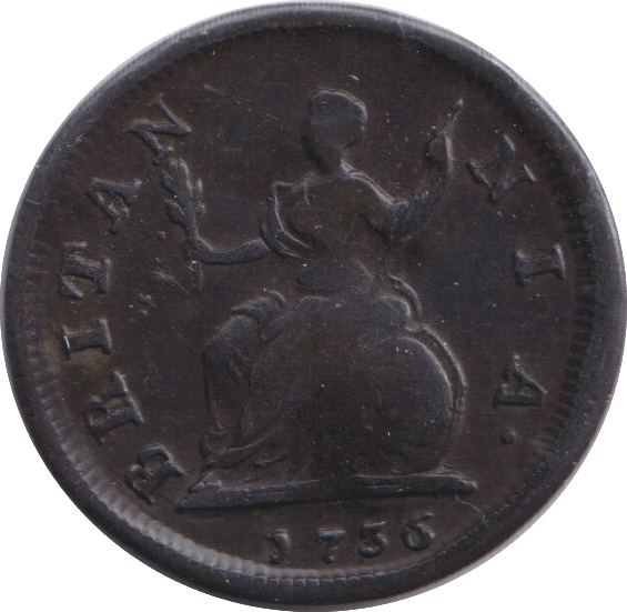 1736 FARTHING ( VF ) - FARTHING - Cambridgeshire Coins