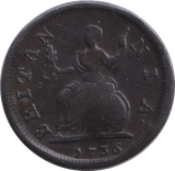 1736 FARTHING ( VF ) - FARTHING - Cambridgeshire Coins