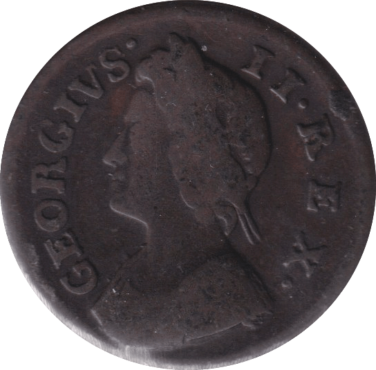 1736 FARTHING ( VF ) - FARTHING - Cambridgeshire Coins