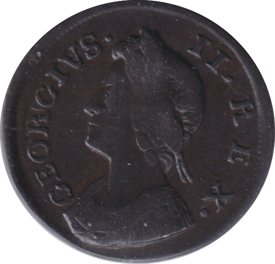 1736 FARTHING ( VF ) - FARTHING - Cambridgeshire Coins
