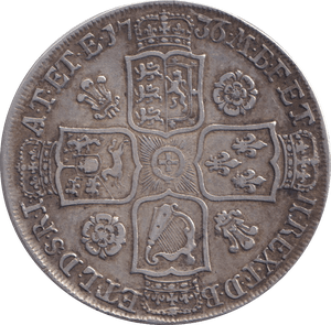 1736 HALFCROWN ( GVF ) - HALFCROWN - Cambridgeshire Coins