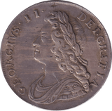 1736 HALFCROWN ( GVF ) - HALFCROWN - Cambridgeshire Coins
