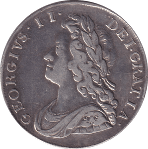 1736 HALFCROWN ( VF ) - HALFCROWN - Cambridgeshire Coins