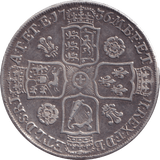 1736 HALFCROWN ( VF ) - HALFCROWN - Cambridgeshire Coins