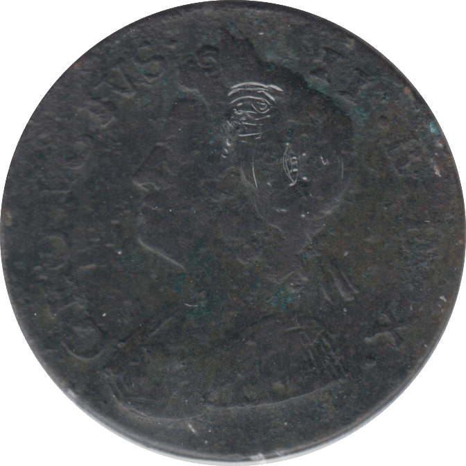 1736 HALFPENNY ( FINE ) - HALFPENNY - Cambridgeshire Coins