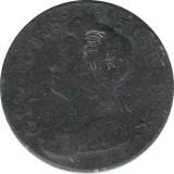 1736 HALFPENNY ( FINE ) - HALFPENNY - Cambridgeshire Coins