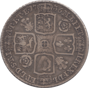 1736 SHILLING ( GF ) - SHILLING - Cambridgeshire Coins