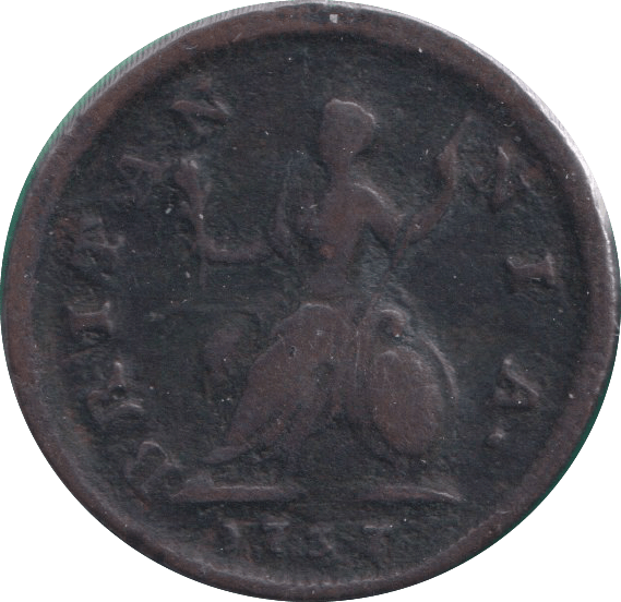 1737 FARTHING ( FINE ) - FARTHING - Cambridgeshire Coins