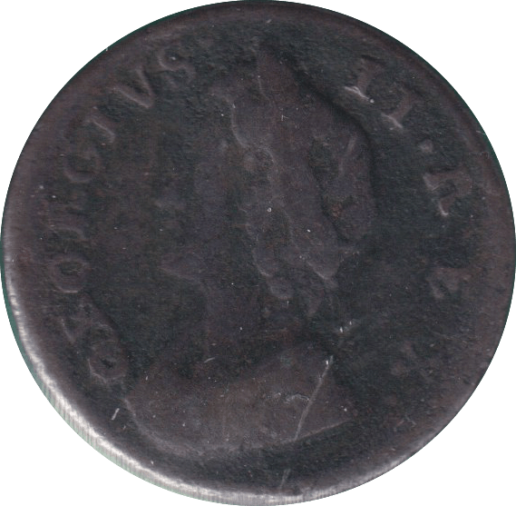 1737 FARTHING ( FINE ) - FARTHING - Cambridgeshire Coins