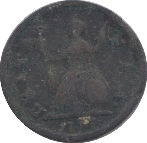 1737 FARTHING ( FINE ) - FARTHING - Cambridgeshire Coins