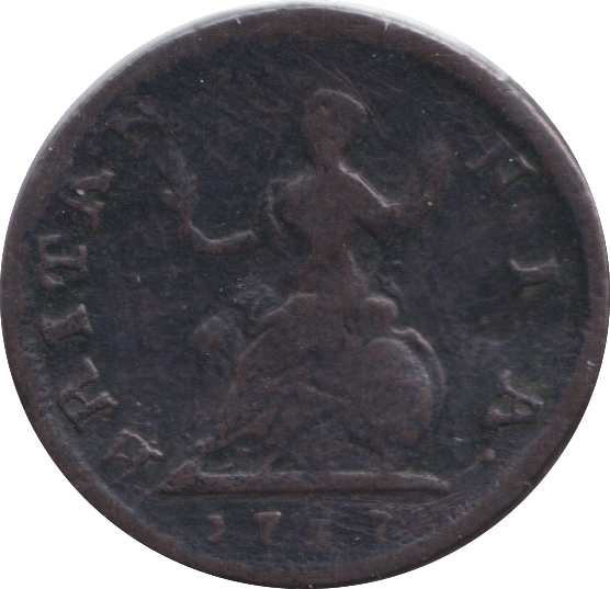 1737 FARTHING ( FINE ) - HALFPENNY - Cambridgeshire Coins