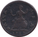 1737 FARTHING ( FINE ) - HALFPENNY - Cambridgeshire Coins