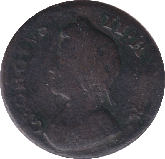 1737 FARTHING ( FINE ) - HALFPENNY - Cambridgeshire Coins