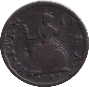 1737 FARTHING ( GF ) - FARTHING - Cambridgeshire Coins