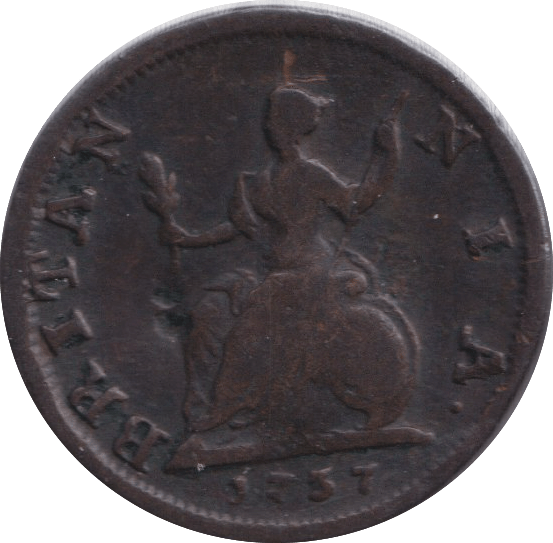 1737 FARTHING ( GF ) - FARTHING - Cambridgeshire Coins