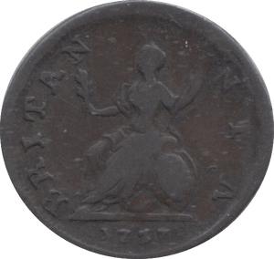 1737 FARTHING ( GF ) - FARTHING - Cambridgeshire Coins