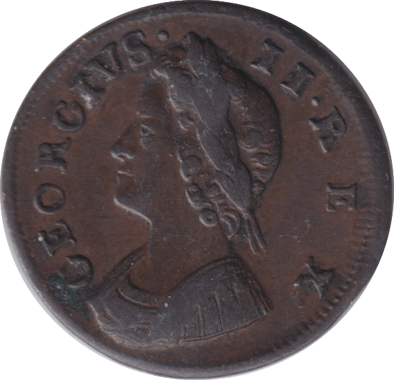 1737 FARTHING ( VF ) - FARTHING - Cambridgeshire Coins