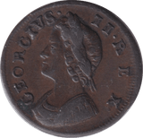 1737 FARTHING ( VF ) - FARTHING - Cambridgeshire Coins