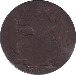 1737 HALFPENNY (FAIR) - HALFPENNY - Cambridgeshire Coins