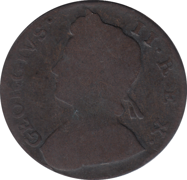 1737 HALFPENNY ( FINE ) - HALFPENNY - Cambridgeshire Coins