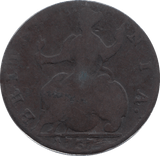 1737 HALFPENNY ( FINE ) - HALFPENNY - Cambridgeshire Coins