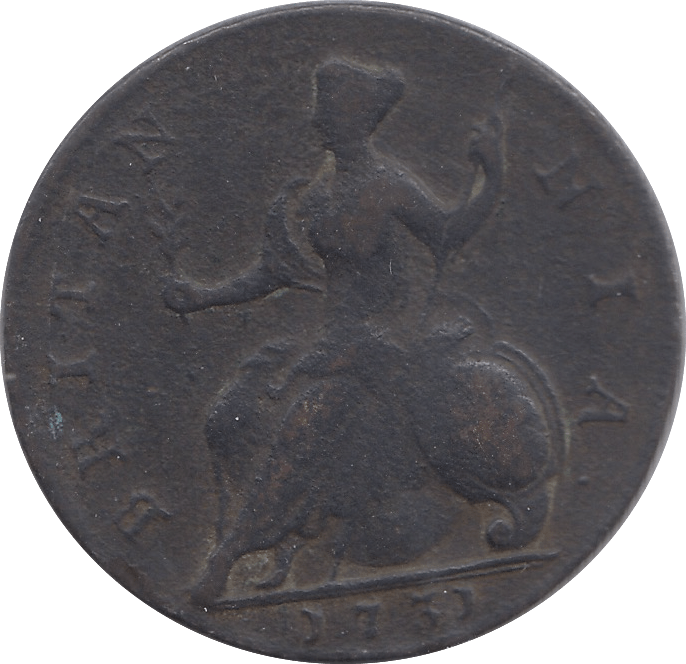 1737 HALFPENNY ( GF ) - HALFPENNY - Cambridgeshire Coins