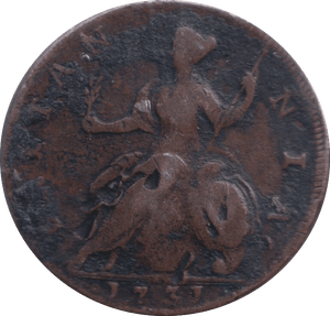1737 HALFPENNY ( GF ) - HALFPENNY - Cambridgeshire Coins