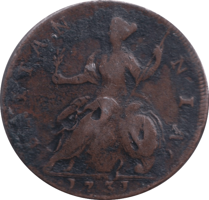 1737 HALFPENNY ( GF ) - HALFPENNY - Cambridgeshire Coins
