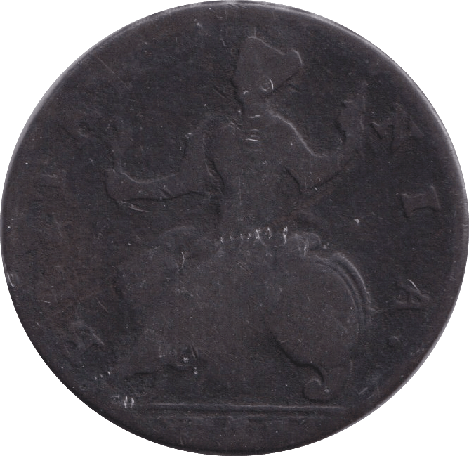 1737 HALFPENNY ( NF ) - HALFPENNY - Cambridgeshire Coins