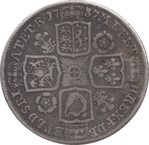 1737 SHILLING ( FINE ) - SHILLING - Cambridgeshire Coins