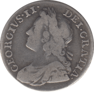 1737 SHILLING ( FINE ) - SHILLING - Cambridgeshire Coins