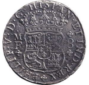 1737 SILVER 8 REALES MEXICO SPANISH COLONY - SILVER WORLD COINS - Cambridgeshire Coins